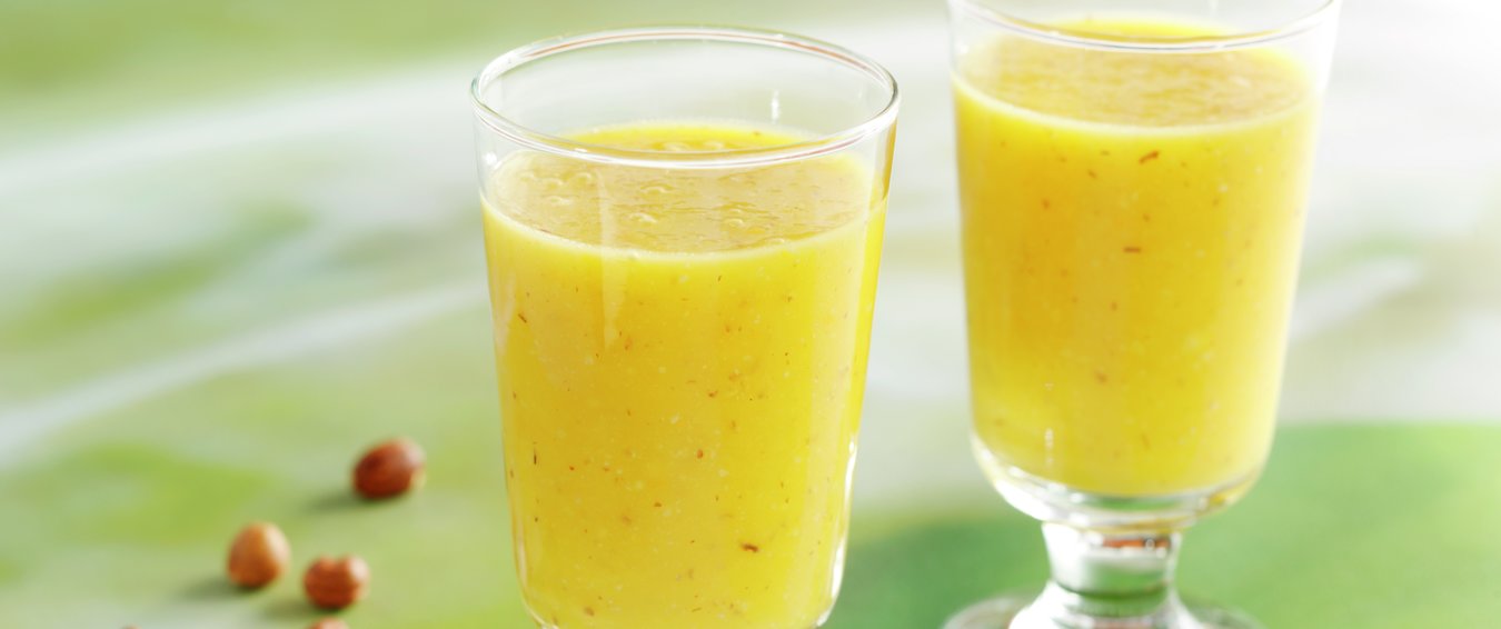 Smoothie med gul paprika og ananas 